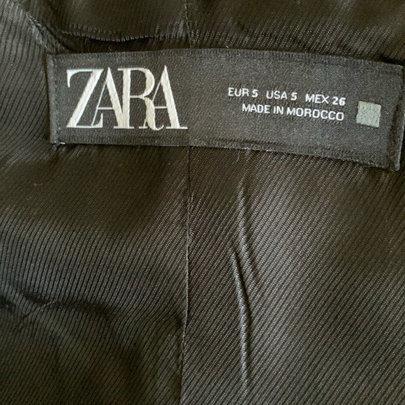 ZARA Black Tuxedo Blazer Dress - Picture 9 of 9